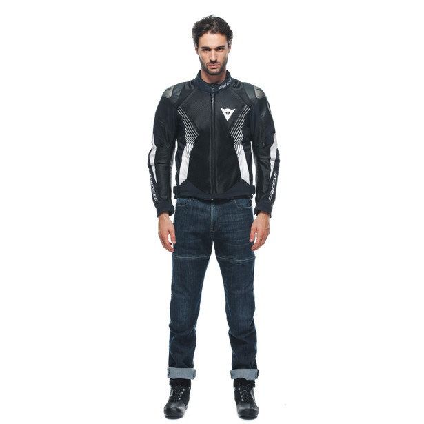 Dainese Super Rider 2 Absoluteshell Jacket Black/Black/White : Delivery in 5 days